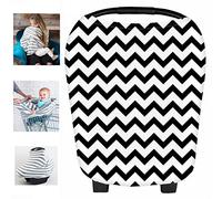 multi-usages Bio en coton/Lycra d'allaitement allaitement Coque auto pour bébé Housse de protection pour auvent Shopping Cart Housse Nid d'ange pour bébé nouveau-né tout-petits Douche Cadeau