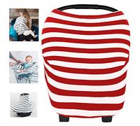 multi-usages Bio en coton/Lycra d'allaitement allaitement Coque auto pour bébé Housse de protection pour auvent Shopping Cart Housse Nid d'ange pour bébé nouveau-né tout-petits Douche Cadeau