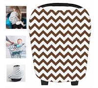 multi-usages Bio en coton/Lycra d'allaitement allaitement Coque auto pour bébé Housse de protection pour auvent Shopping Cart Housse Nid d'ange pour bébé nouveau-né tout-petits Douche Cadeau