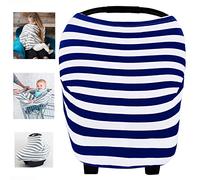 multi-usages Bio en coton/Lycra d'allaitement allaitement Coque auto pour bébé Housse de protection pour auvent Shopping Cart Housse Nid d'ange pour bébé nouveau-né tout-petits Douche Cadeau