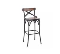 Multi-usages Café et thé au Lait Bars carrés sièges en Bois Massif dossiers tabourets Hauts Tables de Bar chaises Usage Domestique Moderne