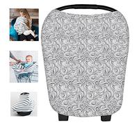 multi-usages Coton Bio d'allaitement allaitement Coque auto pour bébé Housse de protection pour auvent Shopping Cart Housse Nid d'ange pour bébé nouveau-né tout-petits Douche Cadeau