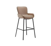 Multi-usages Tabouret de Bar Simple Home Island 75 cm Haut Tabouret léger de Luxe Moderne Chaise Haute de comptoir de Bar Moderne(Beige)
