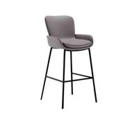 Multi-usages Tabouret de Bar Simple Home Island 75 cm Haut Tabouret léger de Luxe Moderne Chaise Haute de comptoir de Bar Moderne(Grigio)