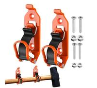 Multi Use Shovel Holder Rack Kit, Quick Release Tool Mount System Set, Heavy Duty Vehicle Storage Bracket Kit, Roof Rack Utility Clamp Holder Set, Metal Equipment Carrier with Minimal Design