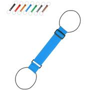 Multi Use Strong Adjustable Luggage Connector Straps, Rainbow Travel Straps, Elastic Rope, Adjustable Buckle, Waterproof and Wear-Resistant, Packing Tips for Travel (Blue)