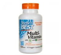 Doctor's Best Multi-Vitamine avec Vitashine D3 et Quatrefolic - 90 Veg Capsules