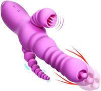 Multi Vitesses Jouet sucer clitoridienne pour Les Femmes Adult Jouets avec Vibrations Multi - Puissante Aspiration vibrante Langue orale simulateur, Silicone medical, Jouets G2