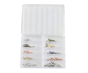 Multi-Wits Alloy Watch Hour Minute Second Hands Set, Replacement Watch Hands Kit with 90pcs Mixed Styles in 4 Colors, Compact Organized Box for Watchmaker Repair Parts