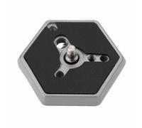 Multi-Wits Hexagonal Quick Release Plate 3049 with 1/4" Screw, Universal Quick Release Plate for RC0 System, Compatible with 3038 3039 3047 3055 3055S 3063 Camera Accessories