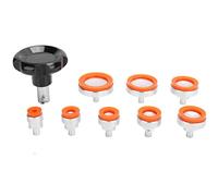 Multi-Wits Kit d'aspiration d'ouvreur de montre de boîtier arrière de vis professionnel avec 8 matrices outil de réparation de montre