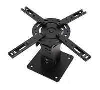 Multi-Wits Projector Ceiling Mount Aluminum Alloy Bracket, 360° Rotation Projector Hanger with 4 Adjustable Arms, +15° to - 15° Tilt for Most Ultra Short Throw Projectors
