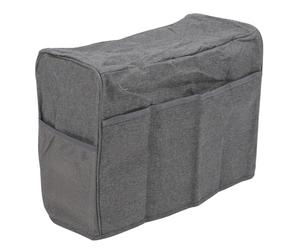 Multi-Wits Sewing Machine Dust Cover, Oxford Cloth Foldable Protective Cover with Storage Pocket for Home Use, 600D Durable Fabric Fits Most Standard Sewing Machines (Grise)