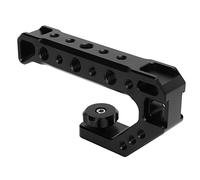 Multi-Wits SLR Camera Top Handle Grip, Mirrorless Camera Handle with Cold Shoe Mount, Ergonomic Aluminum Alloy Stabilizer for DSLR Cage Rig with 1/4in 3/8in Screw Ports