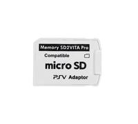 MultiAccesorios Adaptateur SD2Vita 6.0 pour PS Vita 1000/2000 | Compatible avec microSD/TF jusqu'à 256 Go | pour système HENkaku 3.60-3.65 | Convertisseur rapide et stable de jeux PSV