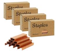 MultiBey Lot de 3800 agrafes Or rose 26/6 mm #12