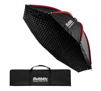 Multiblitz Boîte à lumière octogonale SF-120 Bowens avec Grille et diffuseurs, modificateur de lumière pour Flash de Studio et éclairage LED continu, diffuseur pour Photographie de Portrait