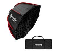 Multiblitz Boîte à lumière octogonale SF-65 Bowens avec Grille et diffuseurs, modificateur de lumière pour Flash de Studio et éclairage LED continu, diffuseur pour Photographie de Portrait