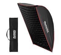 Multiblitz Softbox SF-60x90 Bowens avec Grille et diffuseurs, modificateur de lumière pour Flash de Studio et éclairage LED continu, diffuseur pour Photographie de Portrait et éclairage vidéo