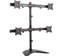 Accessoire TV vidéo Multibrackets M Deskstand Basic Quad - Kit de montage (support de montage pour bureau) - pour 4 écrans LCD - acier, aluminium de haute qualité - noir - Taille