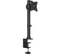 Multibrackets M Deskmount Basic Single - Kit de montage (support de montage pour bureau) - pour Écran LCD - acier, aluminium de haute qualité - noir - Taille d'écran : 15"-27" - pinces montables Noir
