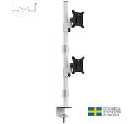 Multibrackets M VESA Deskmount Officeline Dual Vertical Blanc