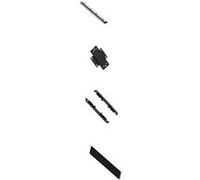 M Wallmount Pro MBW2U - Kit de montage (2 plaques murales, rails muraux, 4 bras de fixation réglables) - pour 2 écrans LCD - aluminium, acier - noir