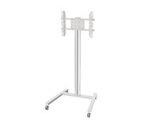 Multibrackets Stand-180 Gris avec roulettes | Support TV sur Pied 24″-65″ | Réglable en Hauteur Jusqu’à 180 cm | VESA 75x75-700x400 | Vertical ou Horizontal | Option Double Écran