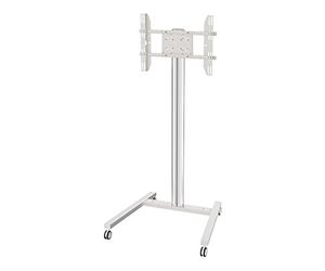 Multibrackets Stand-180 Gris avec roulettes | Support TV sur Pied 24″-65″ | Réglable en Hauteur Jusqu’à 180 cm | VESA 75x75-700x400 | Vertical ou Horizontal | Option Double Écran