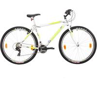 Multibrand Distribution Probike Pro 29 Pouces VTT 21 Vitesses, Hommes, Femmes adaptés de 175-190 cm (Blanc Vert Mat)