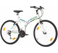 Multibrand Probike Folding Vélo Pliant 26" 18 Vitesses pour Homme et Femme à partir de 160-180 cm (Vert/Gris)