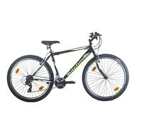 Multibrand Probike Pro Vélo VTT 27,5" 21 Vitesses pour Homme, Femme et garçon à partir de 170 à 185 cm (Noir, Vert, Mat)