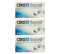 Multibuy 3x CB12?Boost Sugar Free Strong Mint Chewing Gum 10 Pieces by CB12??