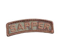Multicam Sapper Army Engineer Shoulder Tab Morale Tactical Hook Patch