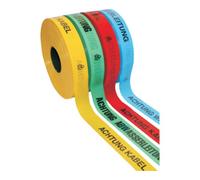 Multicoll Multicoll Ruban de signalisation pour chemins de câbles L250 m I40 mm, inscription Attention câble Quantité:1