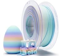 Multicolor 3D Printer Filament,Faster Color Changing Filament,1.75mm,Dimensional Accuracy +/- 0.03mm,1kg Spool,Pastel Spectrum(Matt)
