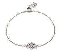 multicolor cubic zirconia Sun charme de curseur féminin Chain de curseur en bijoux de mode