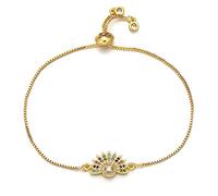 multicolor cubic zirconia Sun charme de curseur féminin Chain de curseur en bijoux de mode