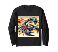 Multicolor Scorpion in The Desert Manche Longue