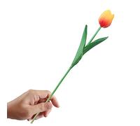 Multicolor Tulips Fleurs Artificiales | Real Touch Tulips Fake Flowers - Simulation for Arrangement Mariage Party Pâques Spring Home Dining Room Decoration Adawd
