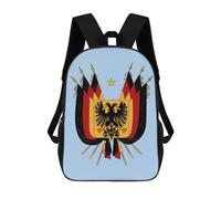 Multicolore Cartable Scolaire Armoiries De l'Allemagne Sac À Dos d'affaires Imperméable Sacs D'École Loisir pour Scolaires, Gym, Voyage, 42X32X14Cm