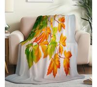 Multicolore Couverture Enfant en Flanelle Douce - Chaude Confortable et Douillette Motif Minimalisme Plantes vignes, Plaid Polaire Imprimé pour Garçons et Filles 200 x 220 cm