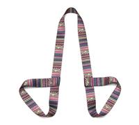 Multicolore exercice extensible sangles de transport réglables tapis Yoga sangle ceintures ceinture Sport fronde épaule pour Tapis de Yoga, Pilates, Exercices(Color 9)