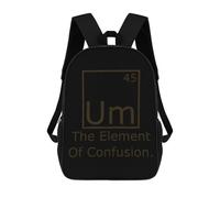 Multicolore Sac À Dos d'affaires Un Peu De Confusion Sacs D'École Loisir Grande Capacité Cartable Scolaire pour Trekking, Scolaires, Voyage, 42X32X14Cm