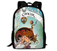 Multicolore Sac À Dos D'École Cancer Sac À Dos Scolaire Utilisation Quotidienne Cartable Scolaire pour Usage Quotidien, Gym, Trekking, 42X32X14Cm