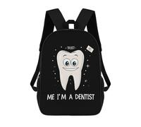 Multicolore Sacs À Dos Croyez-Moi, Je suis Dentiste Sacs D'École Loisir Imperméable Cartable Scolaire pour Voyage, Bureau, Voyage, 42X32X14Cm