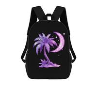 Multicolore Sacs À Dos Drapeau De L'État De Caroline du Sud, Arbre Et Lune Sac À Dos d'affaires Imprimé Sac À Dos De Voyage pour Scolaires, Voyage, Loisir, 42X32X14Cm