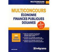 Multiconcours économie-finances publiques-douanes - Marc Dalens - Studyrama Eds - broché - Scolaire / Universitaire