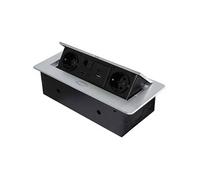 - Multiconnecteur pour bureau Atom 26 aluminium
