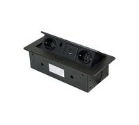 - Multiconnecteur pour bureau Atom 26 noir